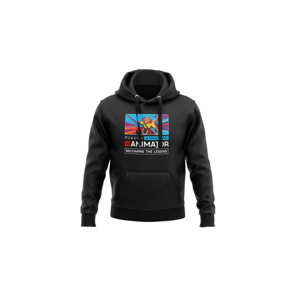 Animajor - Dota 2 Hoodie Black Juggernaut, 2XL
