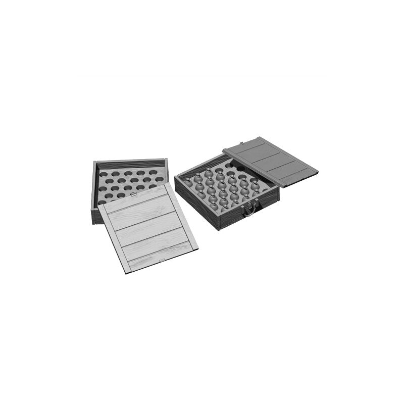 1/16 Wooden Box with M39 Grenades