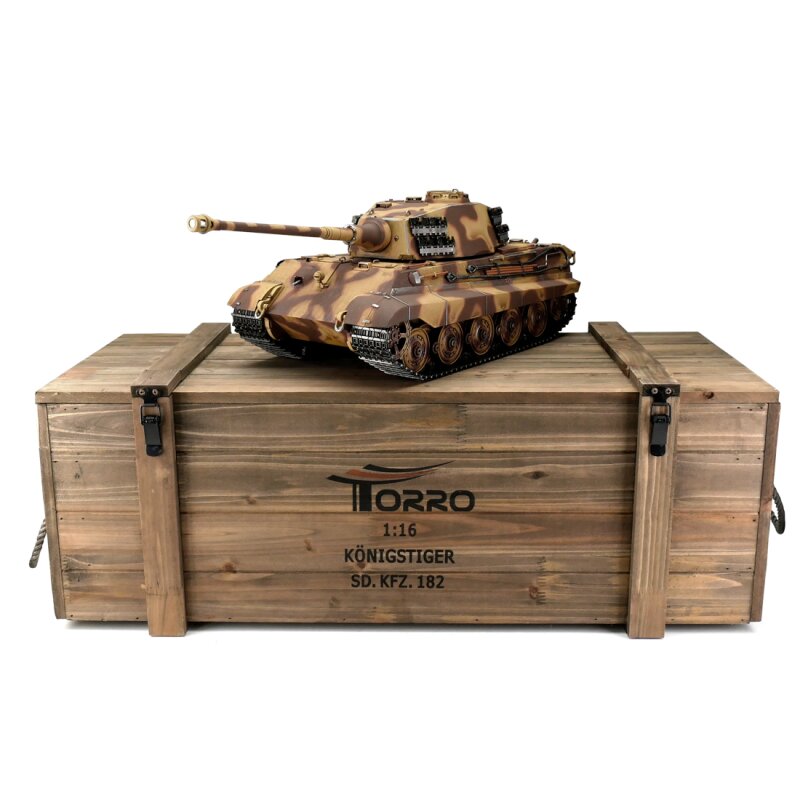 1/16 RC Kingtiger camo 1944 Eastern Front BB Smoke