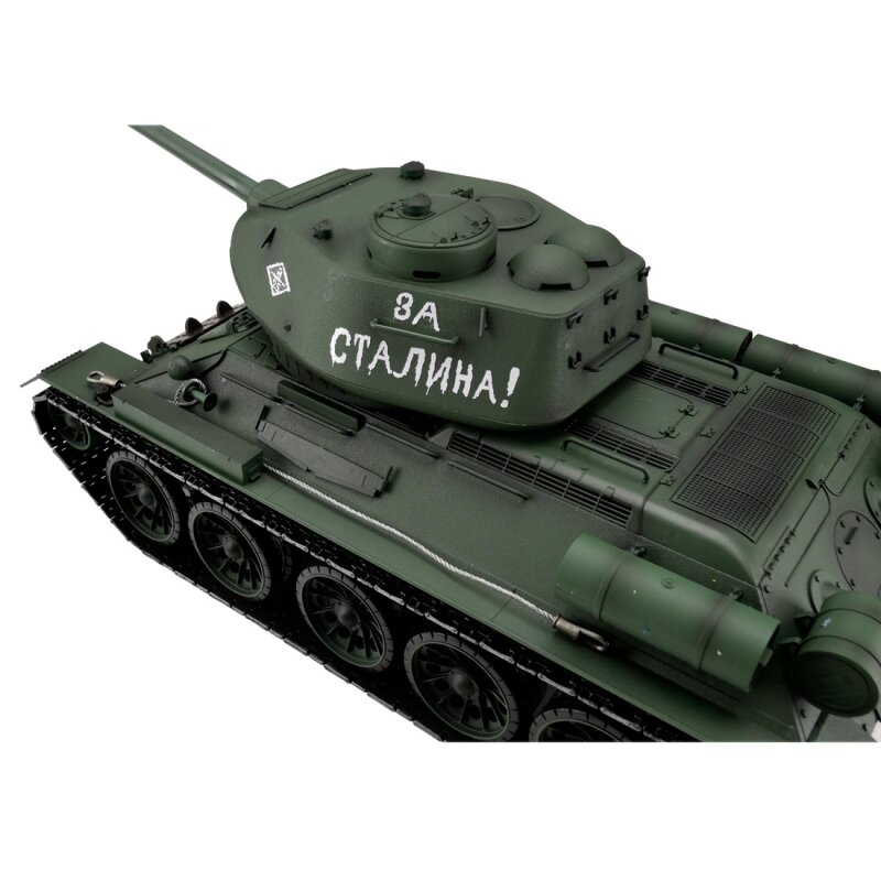 1/16 RC T-34/85 green BB+IR (Metal Tracks)