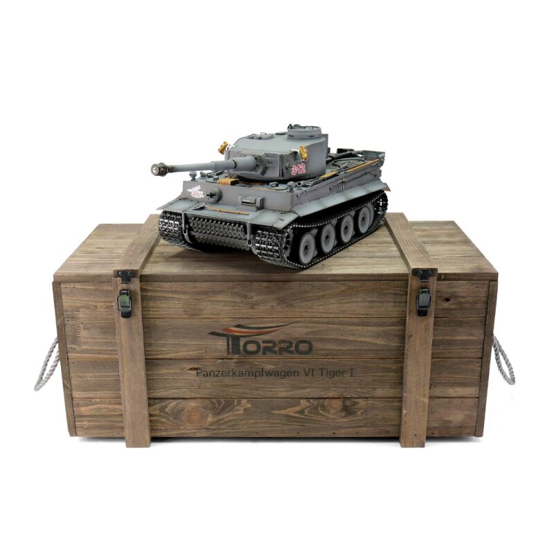 1/16 RC Tiger I Early Version grey IR Smoke