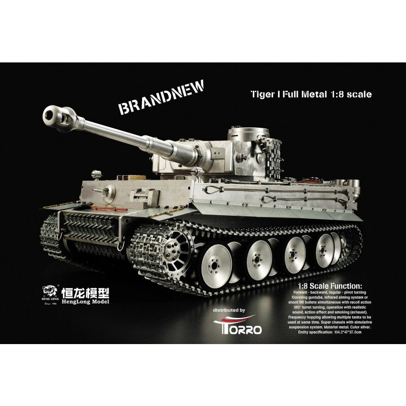 1/8 RC Tiger I Full Metal Version Tank BB
