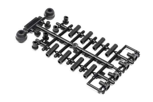 SUSPENSION PIN MOUNT /REAR HUB INSERTS & SHOCK Mts