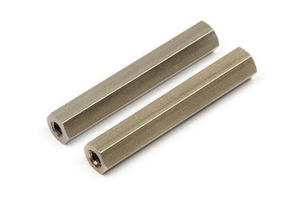 FRONT CHASSIS BRACE HEX POSTS 34MM (PR)
