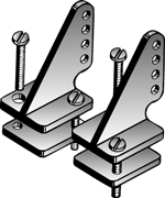 Du-Bro 107 - 1/2 Control Horns (2 per pkg)