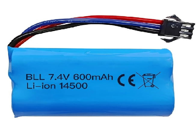 Lipo 7.4V - 600mah 14500