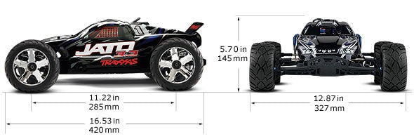 Jato 3.3 2WD RTR TQi Telemetry TRX 55077