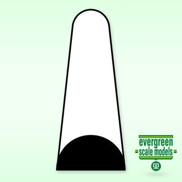 Evergreen 242 - Half-round (.08) 2x350mm (4)