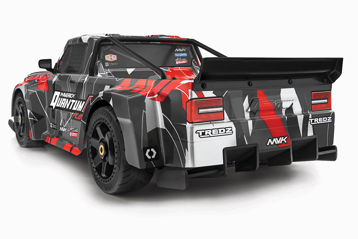 QuantumR Flux 4S 1/8 4WD Race Truck - Grey/Red