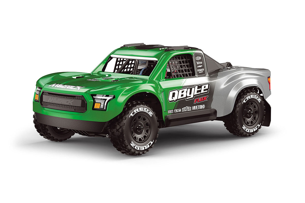 QByte SC Flux 1/12th SC Truck - Green