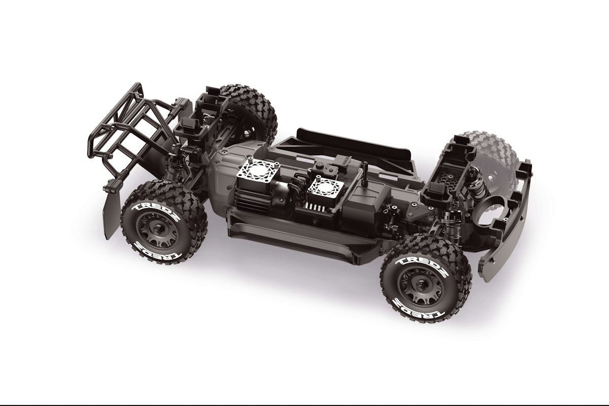 QByte SC Flux 1/12th SC Truck - Green