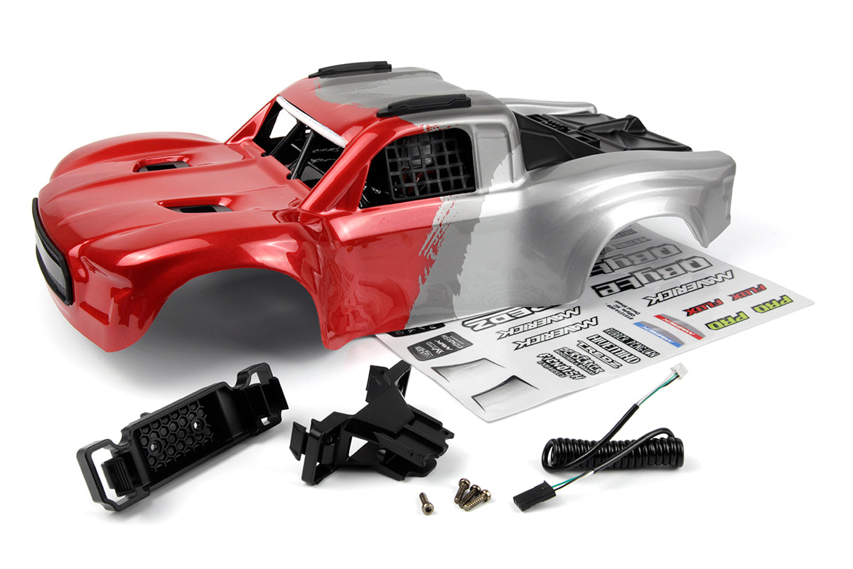 QByte SC 1/12th Printed Body - Red