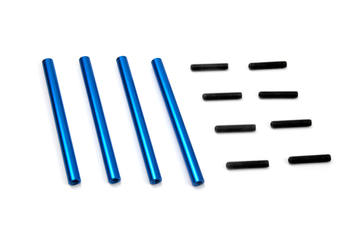 Aluminum Link Blue 6x72mm M4 (4PCS)