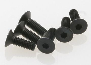 Traxxas 2542 Screws M4x12mm Countersunk Hex Socketv (6)