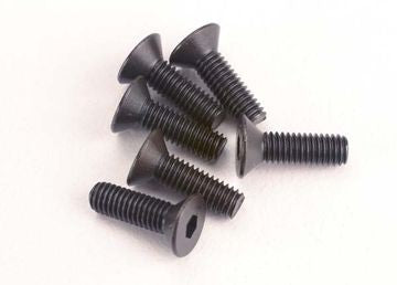 Traxxas 2551 Screws M3x10mm Countersunk Hex Socket (6)