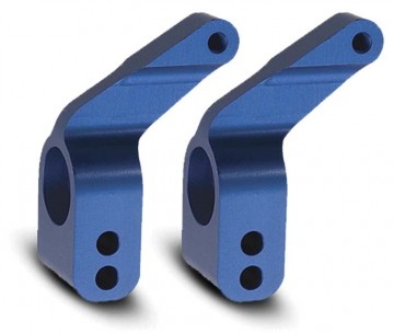 Traxxas 3652A Stub Axle Carriers Aluminium Blue (2)