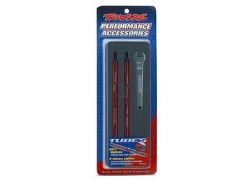 Traxxas 5143R Turnbuckle Toe Links Rear 124mm Alu Red (2) E/T-Maxx