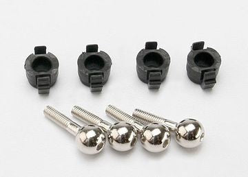 Traxxas 7033 Pivotballs & Caps (4) 1/16