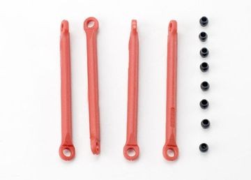 Traxxas 7118 Push Rod Suspension Red (4) 1/16 E-Revo, Summit