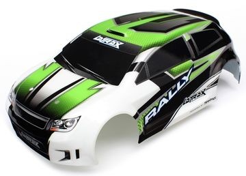 Traxxas 7513 BODY, 1/18TH RALLY, GREEN