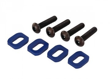 Traxxas 7759 Washers Motor Mount Alu Blue w/ Screws (4) X-Maxx, XRT