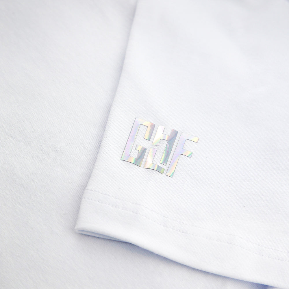 FragON - Holografic Logo Unisex T-shirt White, L