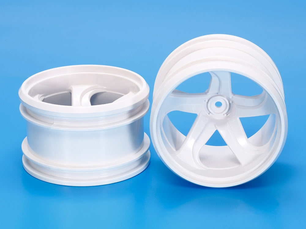 GF-01 White 5-Spoke Wheels