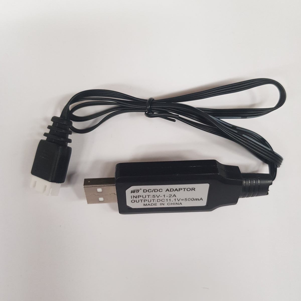 11.1V USB Charger for LiPo 3S batteries - JST-XH plug - 500mAh