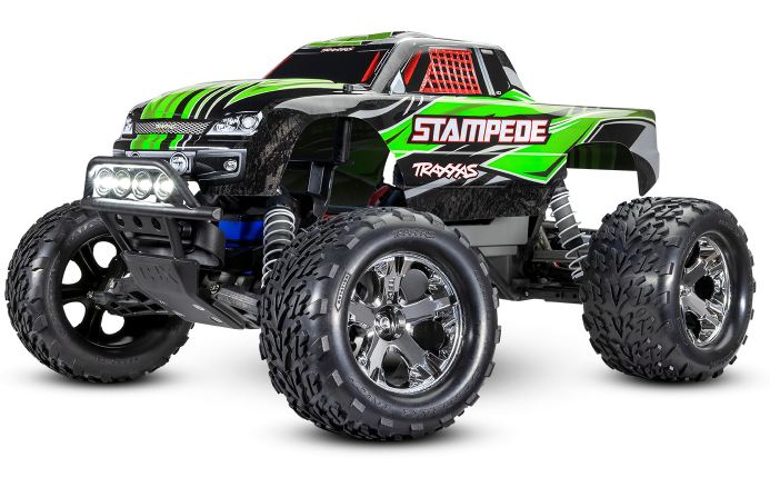 Traxxas Stampede 2WD w. LIGHTS, battery and charger