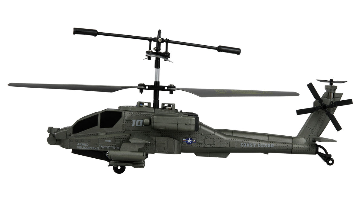 Remote-controlled Apache AH-64 Coaxial beginner helicopter – 3,5-channel RTF