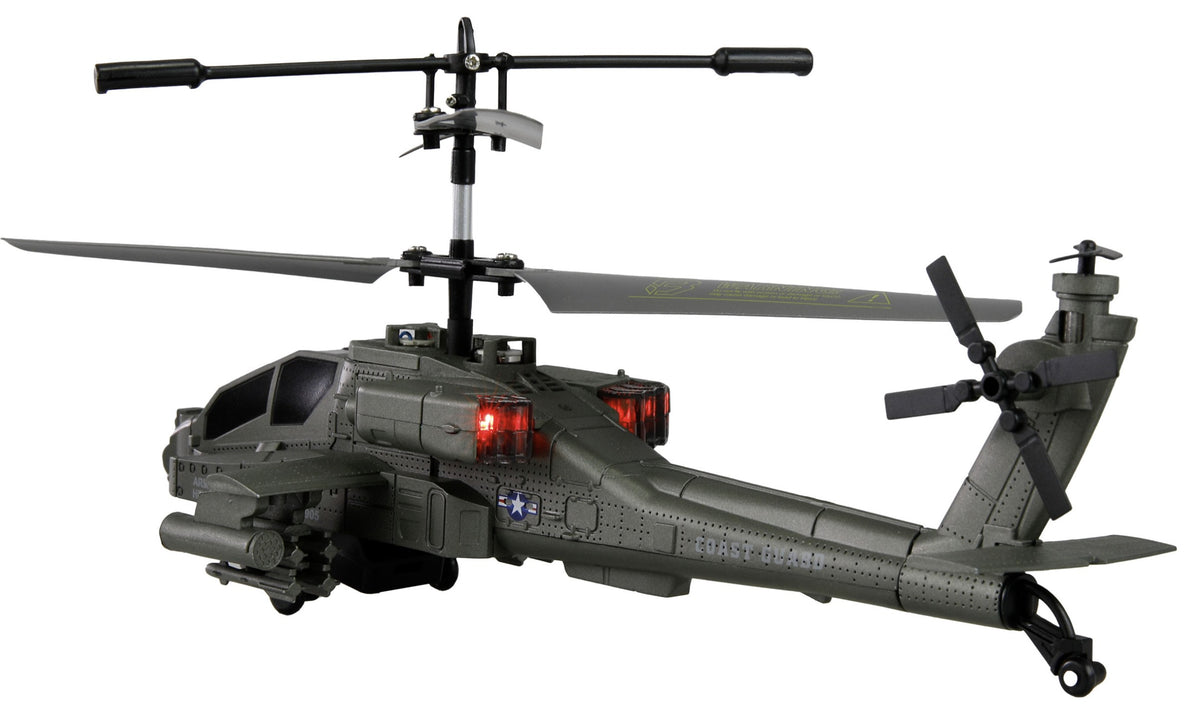 Remote-controlled Apache AH-64 Coaxial beginner helicopter – 3,5-channel RTF
