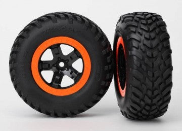 Traxxas 5863R Tires & Wheels SCT/SCT S1 4WD/2WD Rear (2)