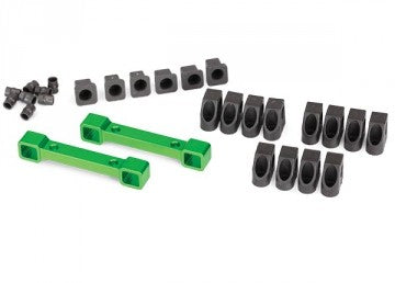 Traxxas 8334G Mount Susp Arms Front and Rear Alu Green 4-Tec*