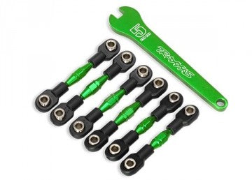 Traxxas 8341G Turnbuckles Front and Rear Alu Green Set 4-Tec