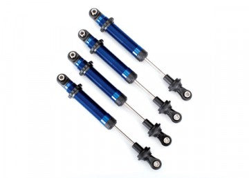 Traxxas 8160X Shocks GTS Blue (4) (Use with Lift Kit #8140X) TRX-4