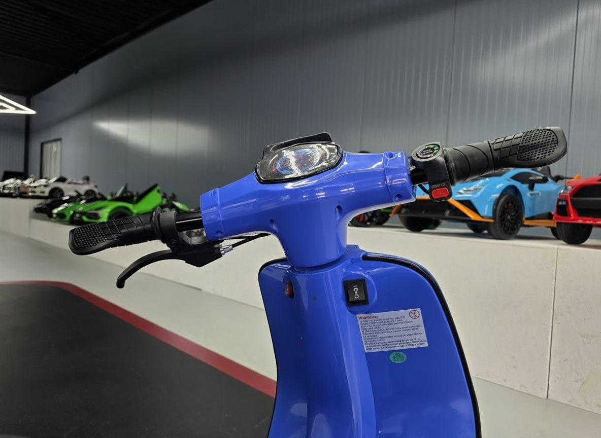 Kids' scooter 24V – 1 seat, blue