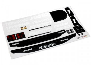 Traxxas 8516 Decals Unlimited Desert Racer Rigid Edition