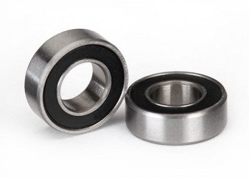 Traxxas 5117A Ball bearing 6x12x4mm Black Rubber Sealed (2)