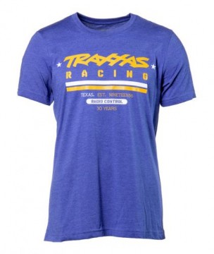 Traxxas 1382-M T-shirt Blue Traxxas Racing Heritage M (Premium)