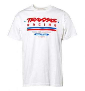 Traxxas 1383-L T-shirt White Traxxas Racing Heritage L