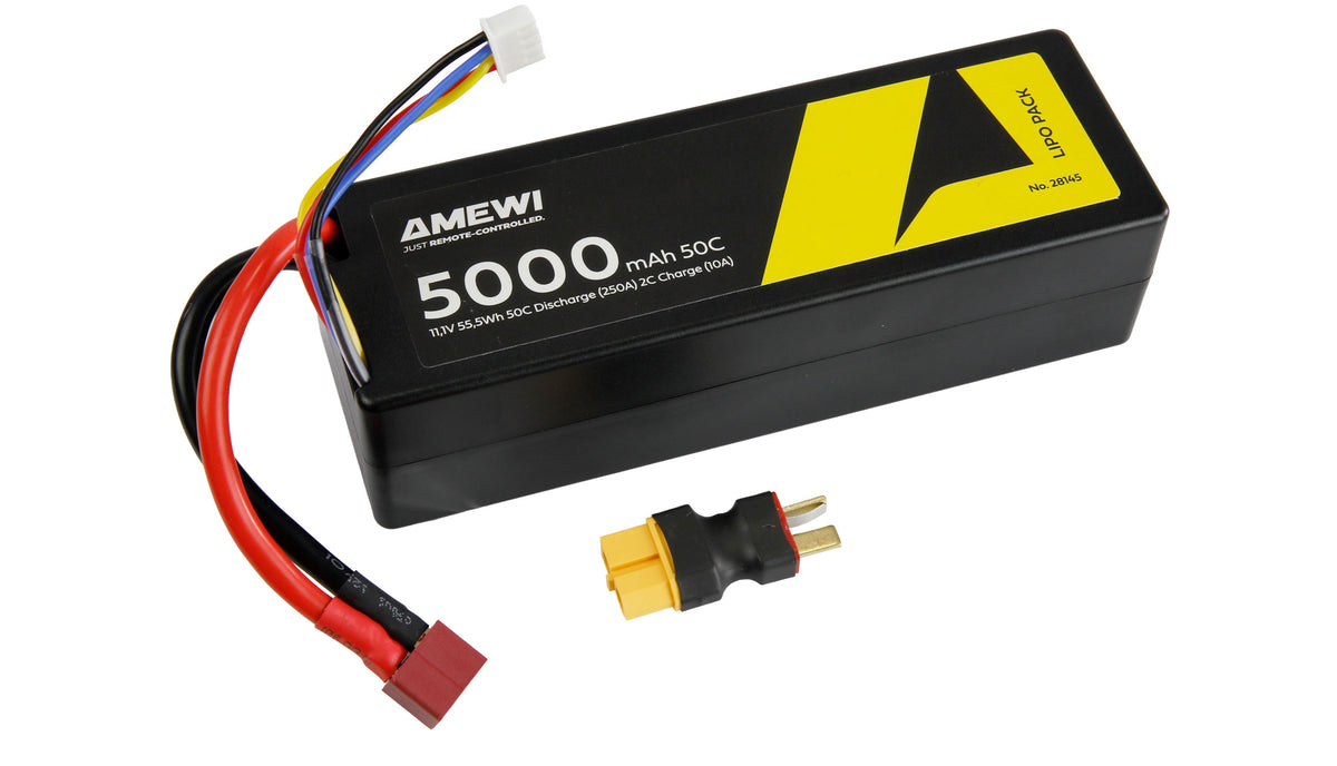 LiPo Battery 3S 11,1V 5000mAh 50C T-Plug