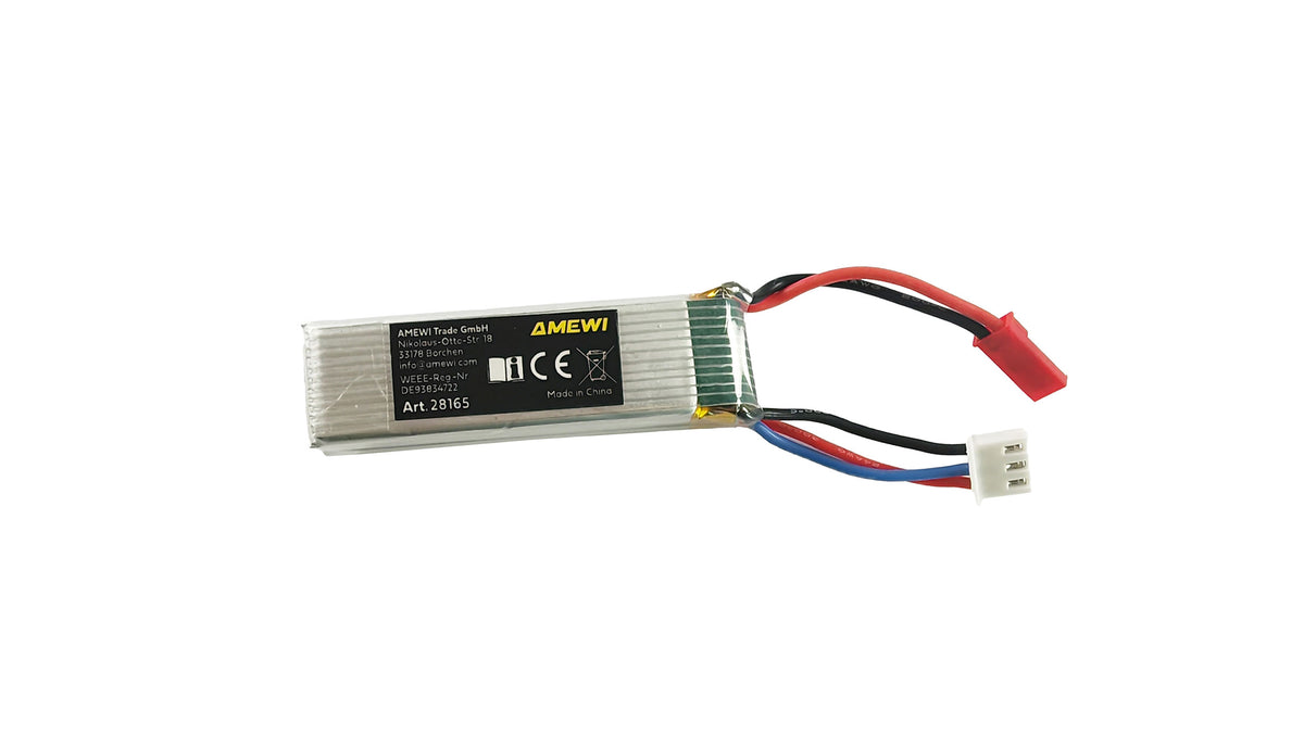 LiPo Batteri 2S 7,4V 600mAh 30C JST-BEC