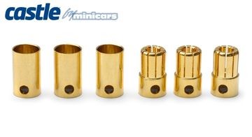 Castle Creations 8mm Bullet Connectors 3pair 300A - CC BULLET 8MM