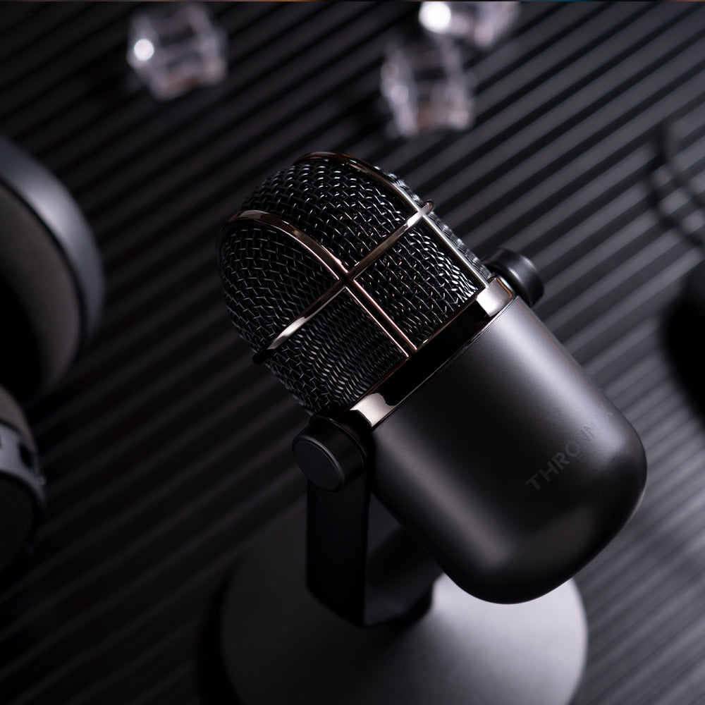 THRONMAX M3 Condenser USB MDRILL DOME JET 48kHz Microphone, Black