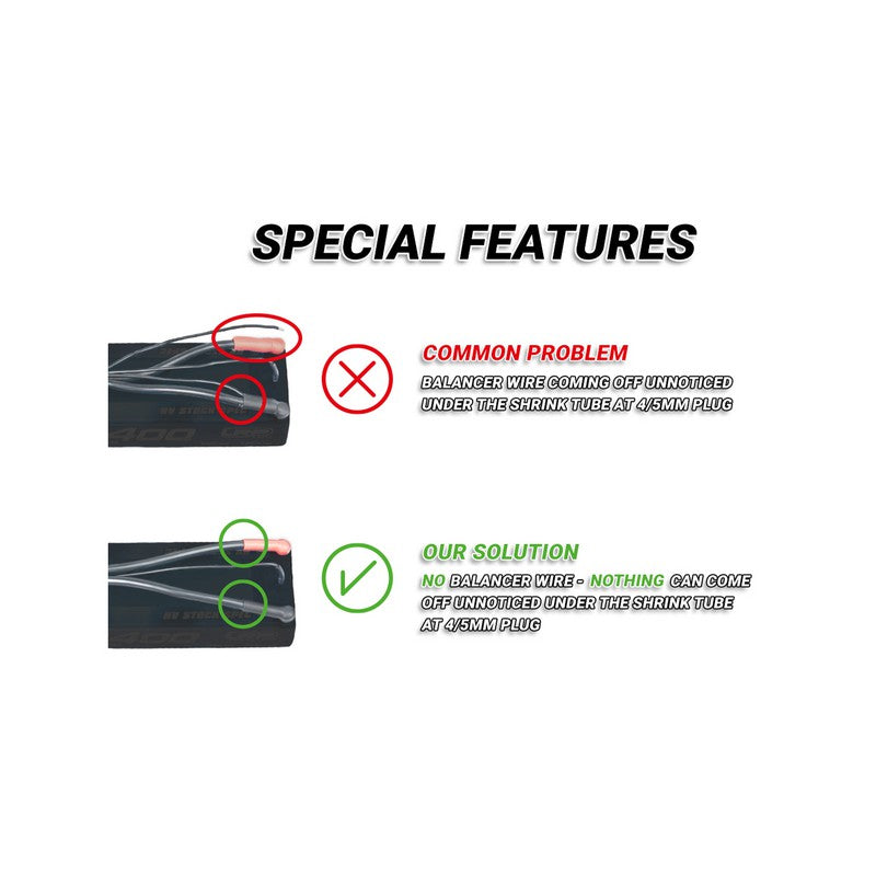 2S-Charging Wire - 60cm - XT60 XH | 4/5mm 2mm