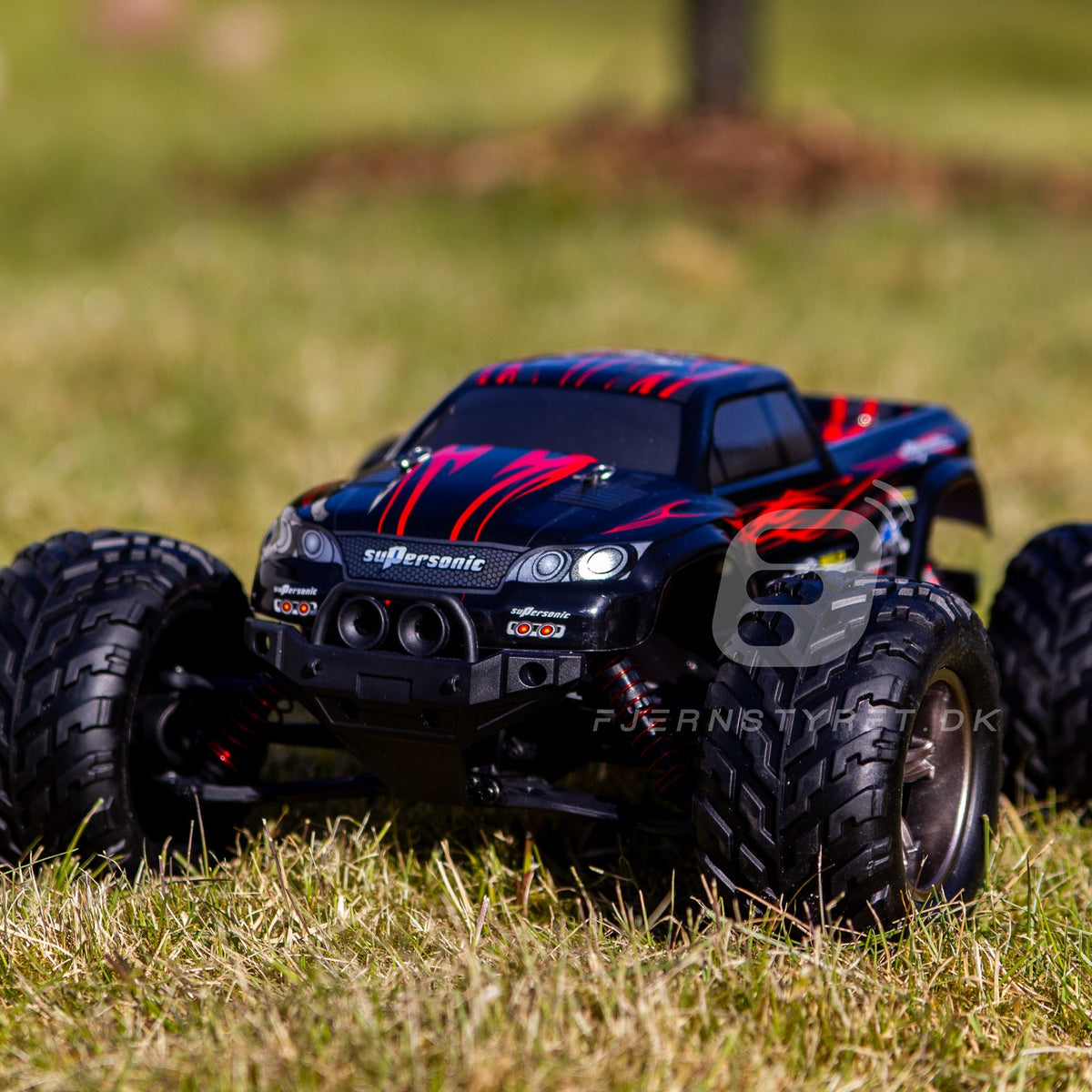 HURTIG Fed fjernstyret bil - Wild Challenger monster truck