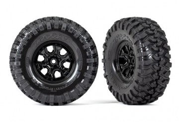Traxxas 9272 Tires & Wheels Canyon Trail/Bronco 2021 Black 1.9" (2)