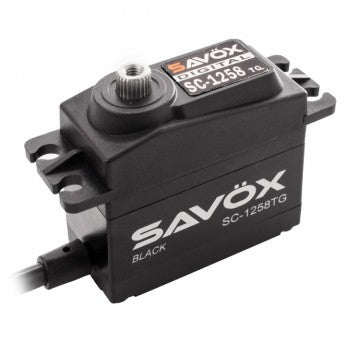 Savox - SC-1258TG Servo 12Kg 0,08s Coreless Black Edition