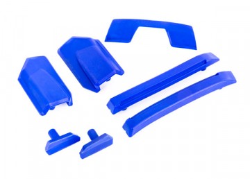 Traxxas 9510X Body Reinforcement & Roof Skidpads Blue Sledge