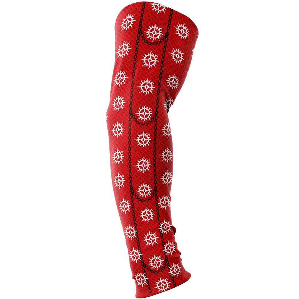 Diablo 4 Cathedral of Light seamless gaming arm sleeve red, M